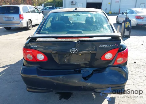 2006 Toyota Corolla S из США, поврежденный, VIN 2T1BR32E26C674979